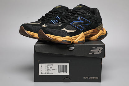 9060 Black / Yellow Sneakers
