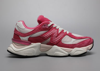 9060 Rose / Red Sneakers