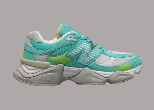 9060 Cyan Burst Sneakers