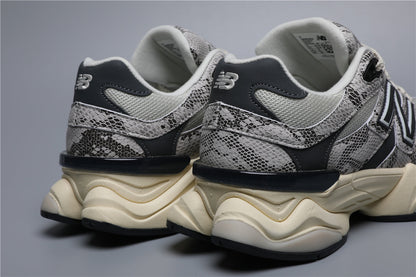 9060 Black Gray Snake Pattern SNA Sneakers
