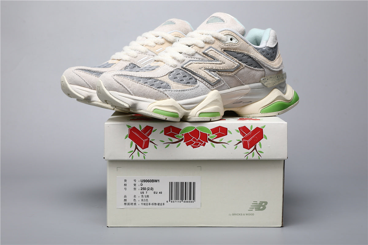 9060 Beige Green Sneakers