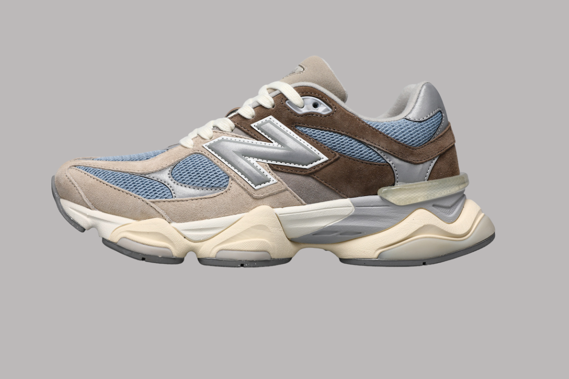 9060 Mushroom / Aluminium / Cyclone Sneakers