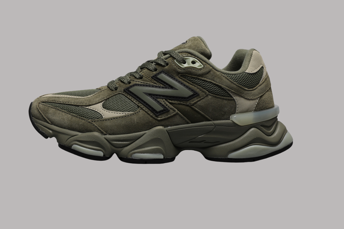 9060 Green Olive Sneakers