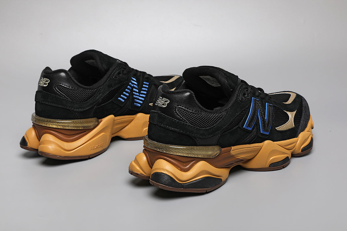 9060 Black / Yellow Sneakers