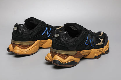 9060 Black / Yellow Sneakers