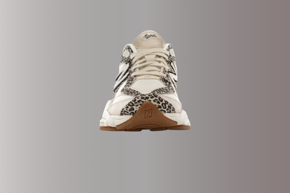 9060 Leopard Print in Beige Sneakers