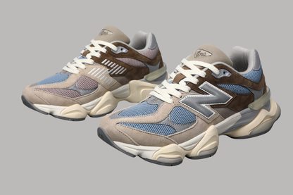 9060 Mushroom / Aluminium / Cyclone Sneakers