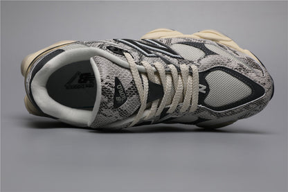 9060 Black Gray Snake Pattern SNA Sneakers