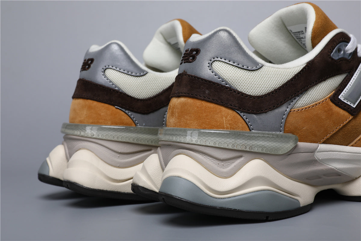9060 Yellow Brown Sneakers