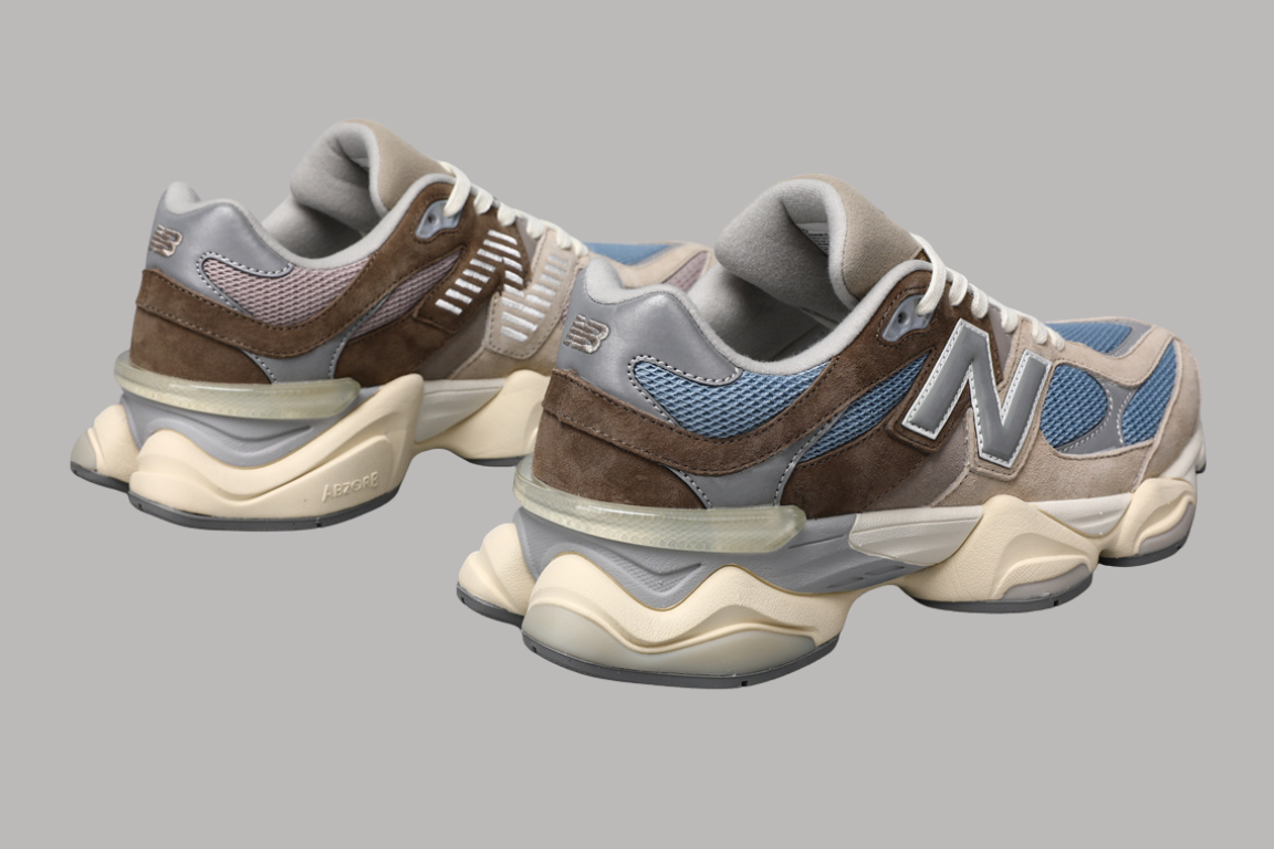 9060 Mushroom / Aluminium / Cyclone Sneakers