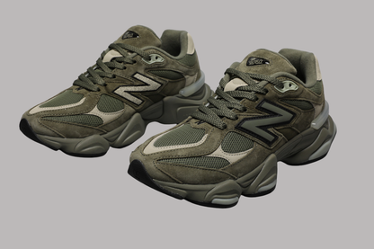 9060 Green Olive Sneakers