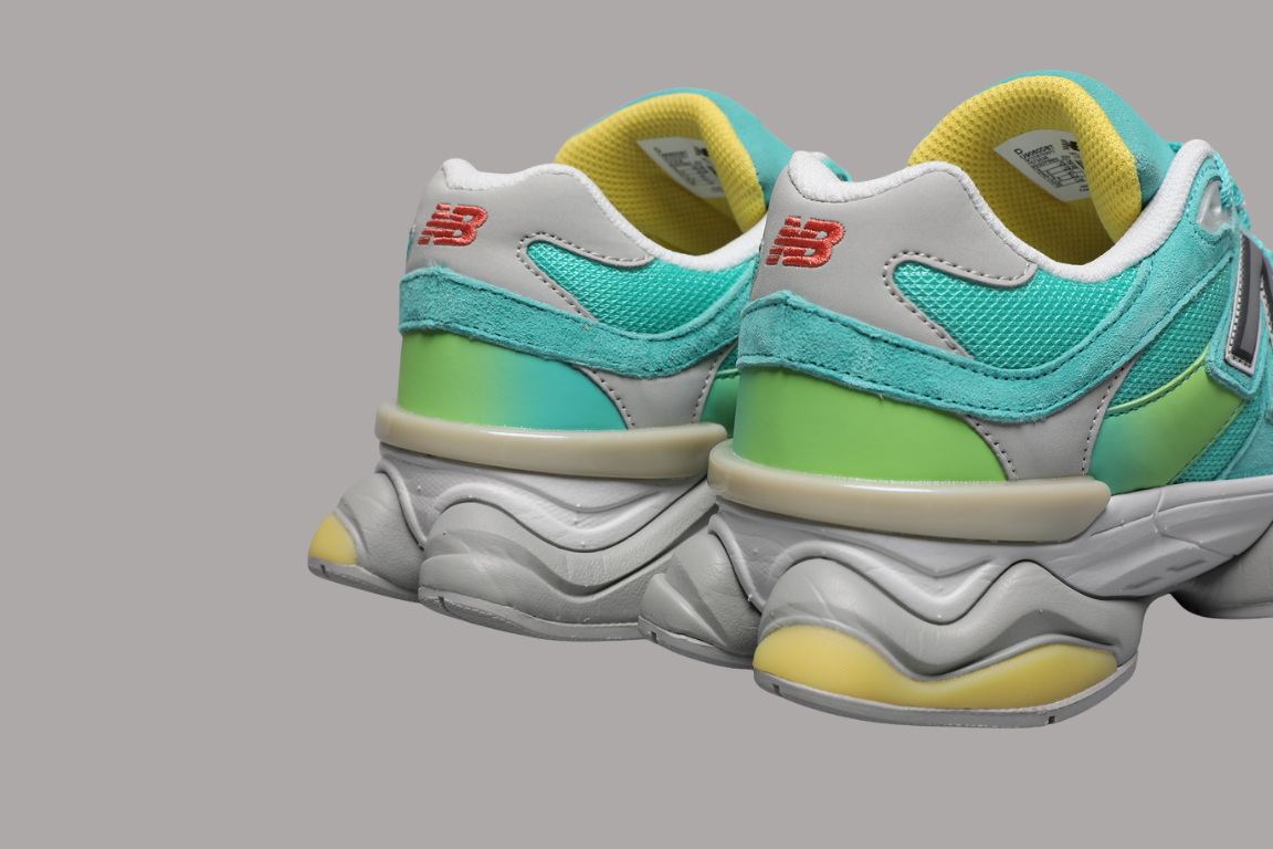 9060 Cyan Burst Sneakers