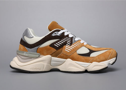 9060 Yellow Brown Sneakers