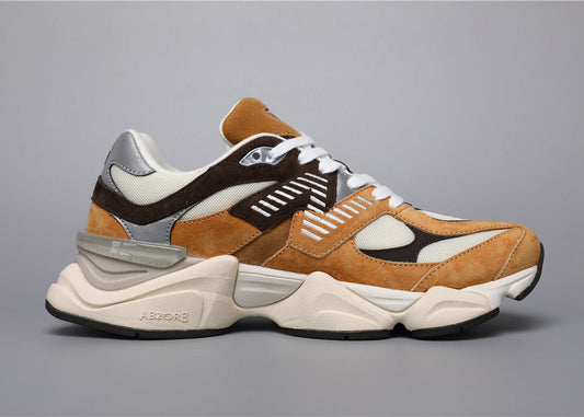 9060 Yellow Brown Sneakers