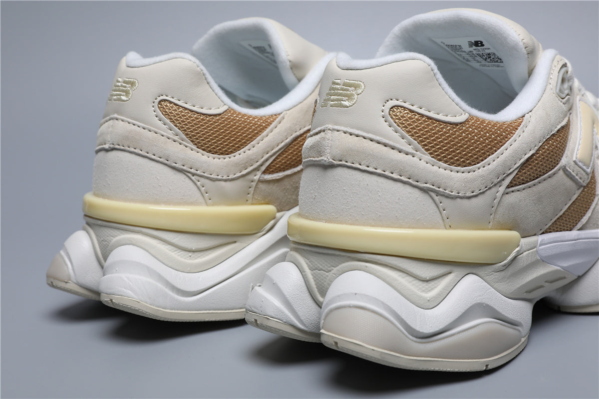 9060 Off-White / Yellow Sneakers