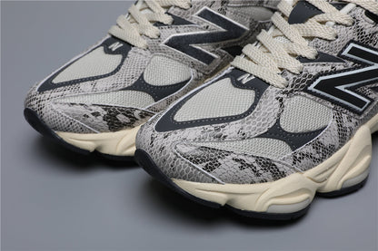 9060 Black Gray Snake Pattern SNA Sneakers