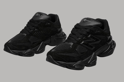 9060 Triple Black Sneakers
