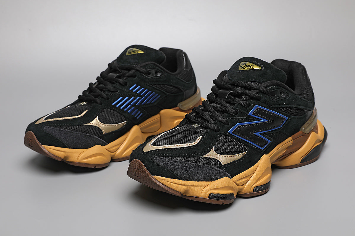 9060 Black / Yellow Sneakers