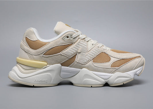9060 Off-White / Yellow Sneakers