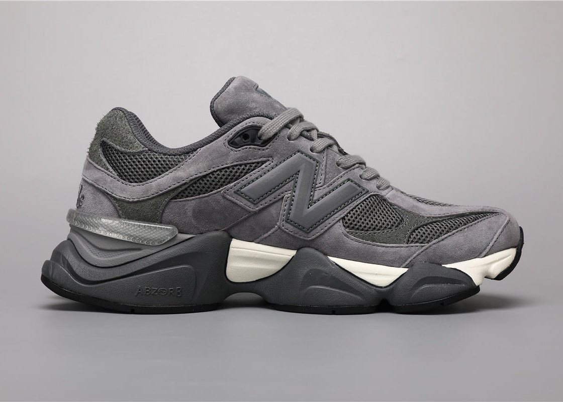 9060 Gray Black Sneakers